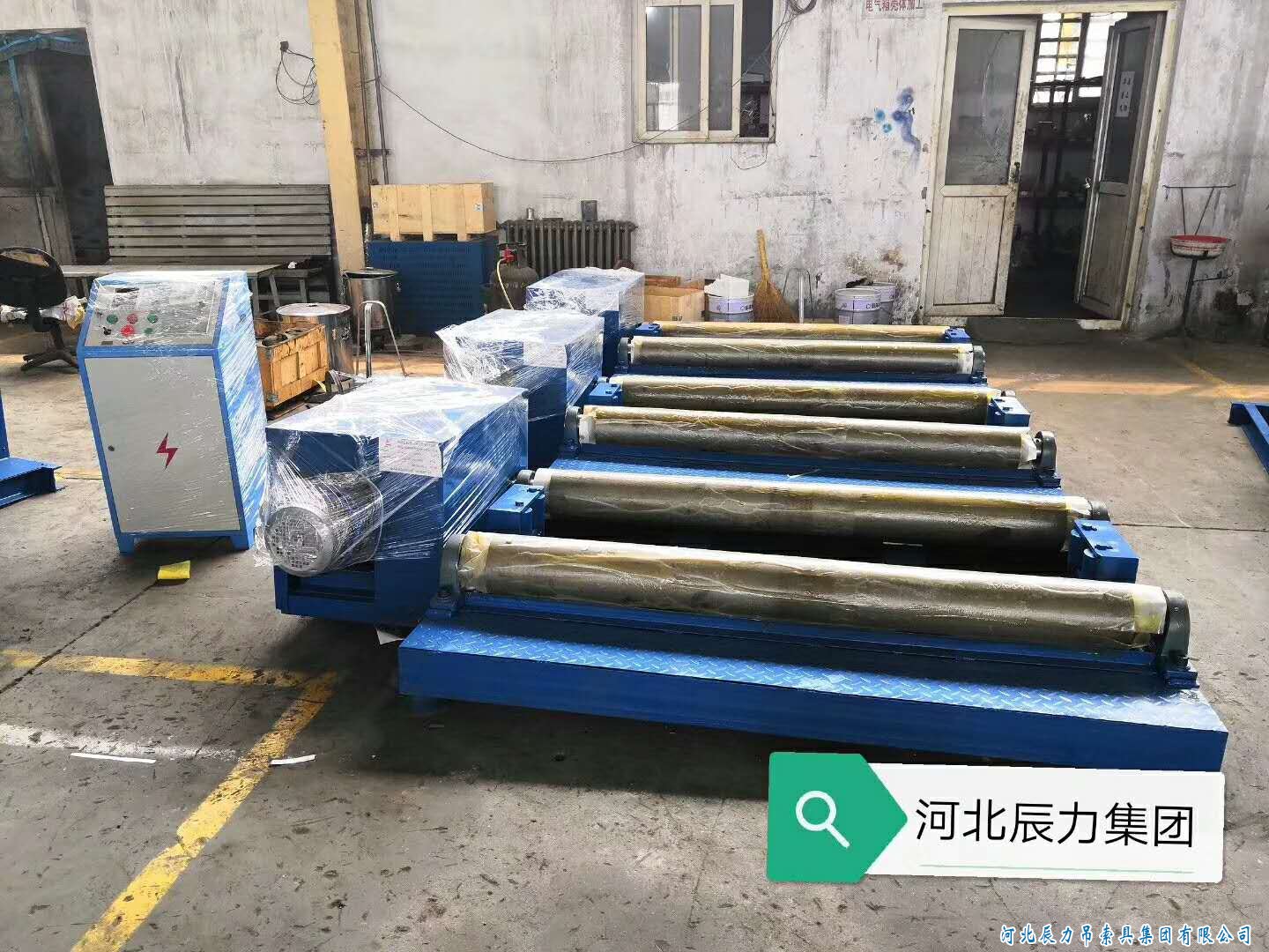 鋼絲繩纏放繩機器，鋼絲繩索具壓制機器，集體裝柜發(fā)貨